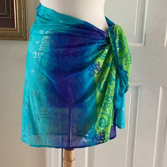 TARA GRINNA Made In USA Ladies Accessory Beach Cover- Scarf- Wrap- Shawl - Picture 2 of 12